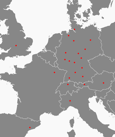 EDI LINE Fachhandelspartner in Europa